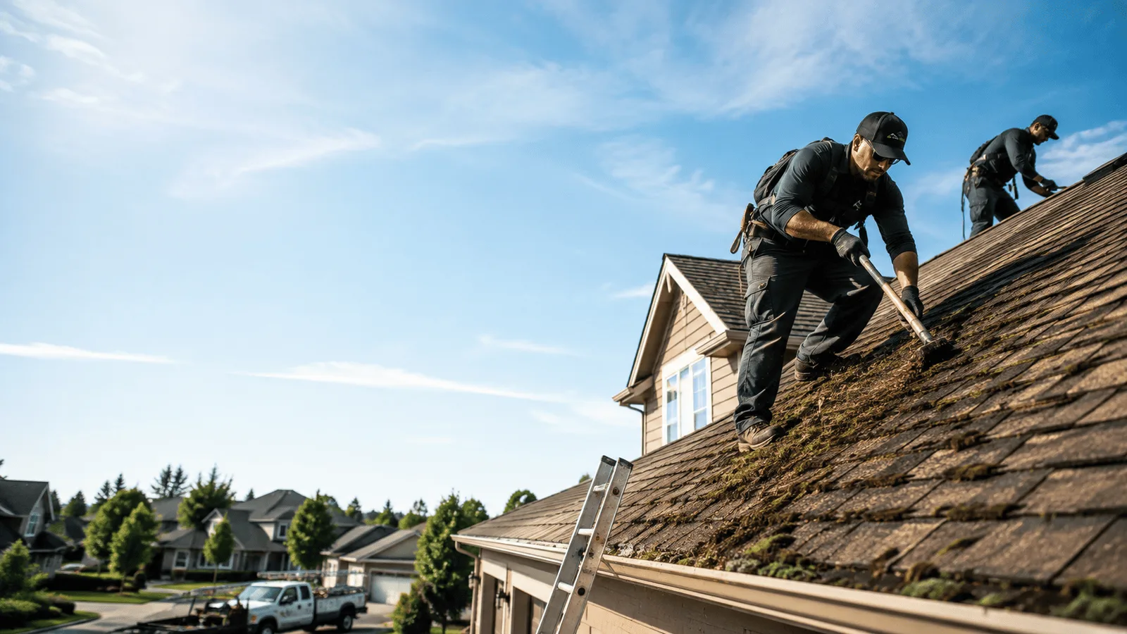 Roof Moss Removal in Los Banos, CA near me